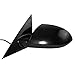 Brock Aftermarket Replacement Driver Left Paint to Match Housing/Paint to Match Base Black Power Mirror without Heat Compatible with 2006-2013 Chevy Impala