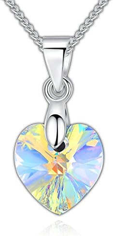 Heart Necklace for Women Heart Shaped Pendant Use with Crystal from Swarovski Jewellery for Women | Amazing Birthday, Christmas Idea