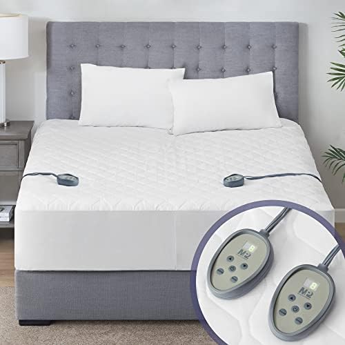MP2 Dual Control Heated Mattress Pad King Size for Bed Machine