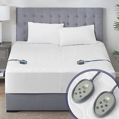 MP2 Dual Controlled Electric Mattress Pads Cal King Size Therapeutic