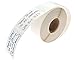 Blank Dissolvable Food Labels / 500 Write On Dissolvable Restaurant Quality Stickers / 1
