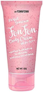 PERFECT SUNSCREEN FONFON BODY CREAM SPF PA 50++ BY FONNFONN [GET FREE TOMATO FACIAL MASK &amp; CERAMINE UV LINE GINKGO PLUS WHITENING CREAM 8.50ML.]