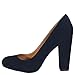 BAMBOO Women's Chunky Heel Pump