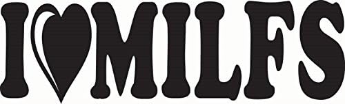 I Love Milfs Turbo Decal Funny Vinyl Car Sticker Euro Jdm Racing Window Decal
