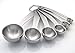 SKYROKU Measuring Spoons 18/8 Stainless Steel, Set of 6 for Dry and Liquid Ingredients