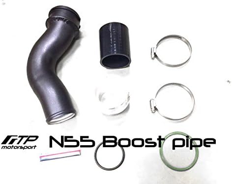 FTP Boost Pipe Kit for BMW N55 (3.0T) E82 E90 Black Aluminum E8X E9X