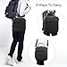 Insulated Lunch Bag Box with Ice Pack & Shoulder Strap for Men, Women, Boys, Adults, Waterproof Mens Lunch Cooler Bag for Work School - Black