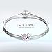 SOUFEEL Swarovski Crystal Present Shape in Heart Charm 925 Sterling Silver Fit European Bracelets