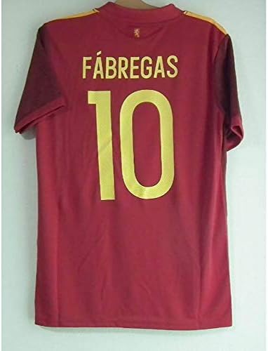 Amazon セスク ファブレガス スペイン代表 赤10番 半袖n ユーロ モナコ アニメ 萌えグッズ 通販