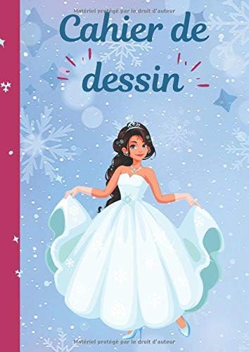 Cahier de Dessin: Carnet de 96 pages blanches pour enfant 4 - 8 ans - Format A4 - (French Edition)