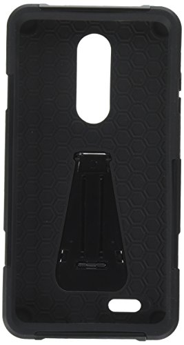 HR Wireless Cell Phone Case for ZTE ZMAX Pro Black/Black
