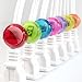 Dotz Cord Identifiers, Cord and Cable Management for Home and Office, 5 Count, Pastel Colors (DCI101CO-CP)