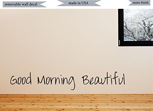 good morning beautiful wall sticker wall decor easy wall decoration