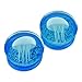 Glow in The Dark White Jellyfish Glass Plugs Ear Gauges