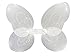 Glittery White Sheer Angel Fairy Pixie Costume Wings