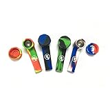 Silicone Hookah Travel Accessory Silicone Cigarette Tubes Accessory Resuable Holder Portable and Easy to Clean（Color randomly shiping）