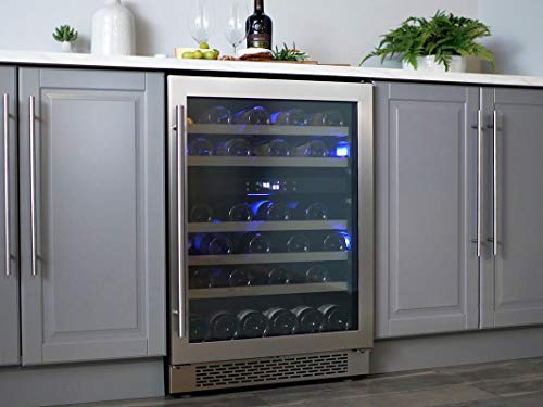 Zephyr-PRW24C02BG-Presrv-24-inch-Wide-45-Bottle-Capacity-Built-In-or-Free-Standing-Wine-Cooler-with-PreciseTemp-Sensors