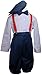 DapperLads Lito Little Boys' Rayon-Linen 5 Piece Knicker Set in Four Colors 12-18 MO