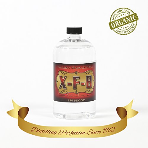 16FLUID OUNCE XFB 190 PROOF USP ULTRA PURE ORGANIC FOOD GRADE ETHYL