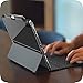 i-Blason Case for iPad Pro 11 Inch 2018,[for Use ONLY with Smart Keyboard; Compatible with Official Smart] [Halo] Clear Hybrid Protective Case with Pencil Holder, Black