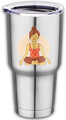 Fitness Yoga Stainless Steel Peculiar 550ml Easy Flow Transparent Lid Fitness Stainless Steel Car Cup Water Coffee Cup