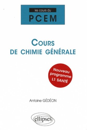 Cours de chimie générale