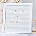 Ginger Ray Wedding Signs Message Board Pegboard Wedding Decorations Wedding Supplies Write Your Own Donut Wall Etc Message 161 Gold Letters 10