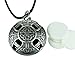 Wild Essentials Celtic Cross Aged Brass Essential Oil Diffuser Nickel Free Alloy Locket Pendant with 24 inch Chain, 6 Refill Pads, Customizable Color Changing Perfume Jewelry for Aromatherapy