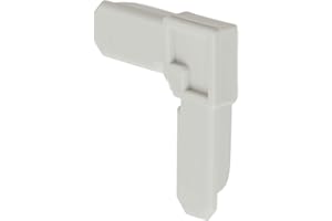 Prime-Line MP7729-50 Screen Frame Corner, 5/16 In. x 3/4 In., White Plastic (50 Pack)
