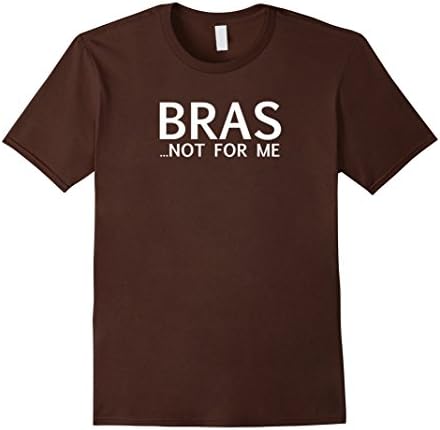 Mens Bras Not For Me Tshirt Large Brown