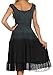 Sakkas 6741 Spring Maiden Ombre Peasant Dress - Charcoal - One Size