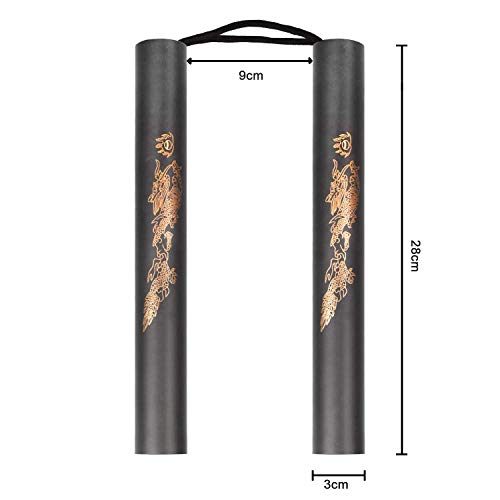 Jandays Nunchakus-Foam Safe Rubber Martial Arts Nunchakus for Kids/Beginner Practice