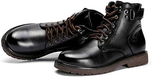 Foughi マーティンブーツ メンズ ブラウン ジッパー ショート ブーツ メンズ 防水 防寒 厚底 ビジネス 裏起毛 冬 ブーツ 雪 アウトドア おしゃれ モンベル スノー ブーツ 冬用 ムートン ブーツ メンズ B081s29cr9 1 9円 人気海外一番 100 品質保証 全品送料無料