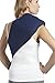 Happy Heat Heating Pad for Back Pain, Lower Back Warmer for Pain Relief, Portable Electric Heat Belt, Rechargeable Hot Pack for Shoulder- Grey