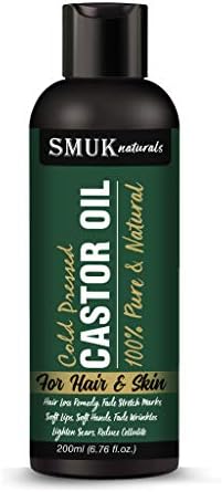 SMUK Castor Oil Natural Cold Pressed for Hair and Skin