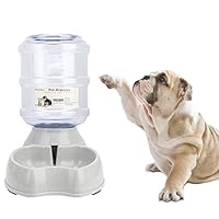 Old Tjikko Dogs Water Dispenser,Water Bowl for Dogs,Pet Water Dispenser,Automatic Dog Water Bowl Cat Water Dispenser Dog Drinking Fountain,1 Gallon (1 Gallon)