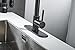 BWE Modern Oil Rubbed Bronze Commercial Pull Down Two Handle Kitchen Sink Faucet with Swivel Pull Out High Pressure Lock Sprayer Commercial Pre Rinse Faucet