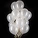 MOWO Black White Latex Balloons, Party Decorations, Helium Balloons, 12 inches, 3.2g/pcs, Pack of 100