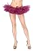 Leg Avenue Organza Tutu, Burgundy, One Size