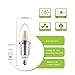 Bogao (5 Pack) LED Candelabra Bulb, 12W LED Candle Bulbs, 85-100 Watt Light Bulbs Equivalent, E12 Candelabra Base,1200 Lumens LED Lights,Torpedo Shape Warm White 3000K