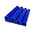NIUPIKA Carving Wax Ring Tube for Making Rings Mold Hard Wax Blank Large Flat Side Tube Blue Color (All)