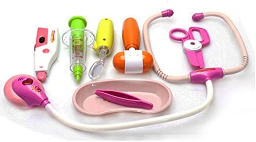 Pink Medical Kit 8 Pcs Role Play Toy Children Pretend Funny For Your Kid Children's Toys Gifts