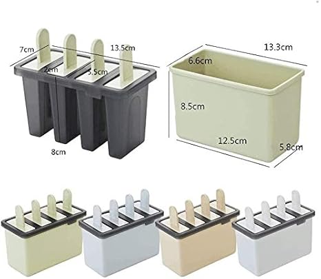 Bac A Glacons Moule Glace Moules Diy Reutilisable Beige Sans Bpa Ideal Pour Adultes Bebe Moulle A Glace Pp 4 Popsicles Cxssxling Moulle A Glace Enfant Couteaux Et Ustensiles De Cuisine Moules