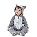 CANDIDO Toddlers' Pajamas Unisex Baby Cosplay Animal Onesie Romper #80 Totoro