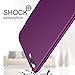 TORRAS Slim Fit Designed for iPhone 8 Plus Case/iPhone 7 Plus Case, Hard Plastic PC Ultra Thin Phone Cover Case with Matte Finish Coating Grip Compatible with iPhone 7 Plus / 8 Plus, Violet Red