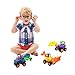 Scientoy Toy Cars, 7 pcs Construction Vehicles, Friction Power Cars Set for Kids, Excavator, Bulldozer,Tractor, Dump Tuck,Cement Mixer Toy Truck, Roller, Best Car Toys for 1 2 3 Year Old