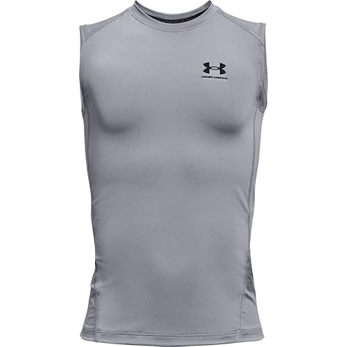 Under Armour Boys' HeatGear Sleeveless T-Shirt in Kenya Whizz