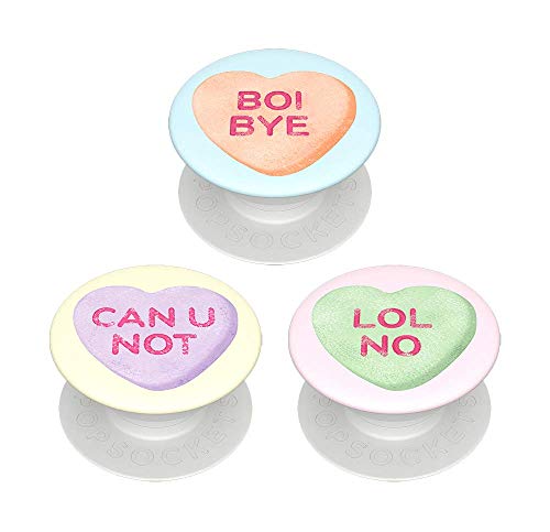 PopSockets PopMinis: Mini Grips for Phones & Tablets (3 Pack) - Sassy Hearts