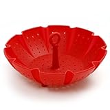 Norpro Red Silicone 9 Inch Steamer