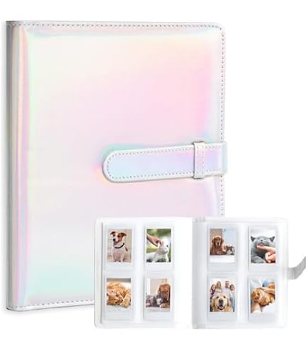 KeCool Pasta de cartão de foto Kpop de 7,6 cm, mini álbum de fotos